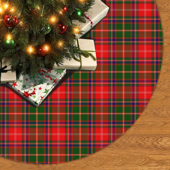 Scottish Somerville Modern Clan Tartan Christmas Tree Skirt No Tassels 2 Tartan Plaid
