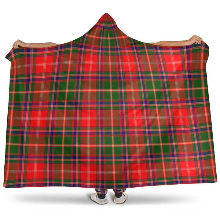 Scottish Somerville Modern Clan Tartan Hooded Blanket Tartan Plaid 1