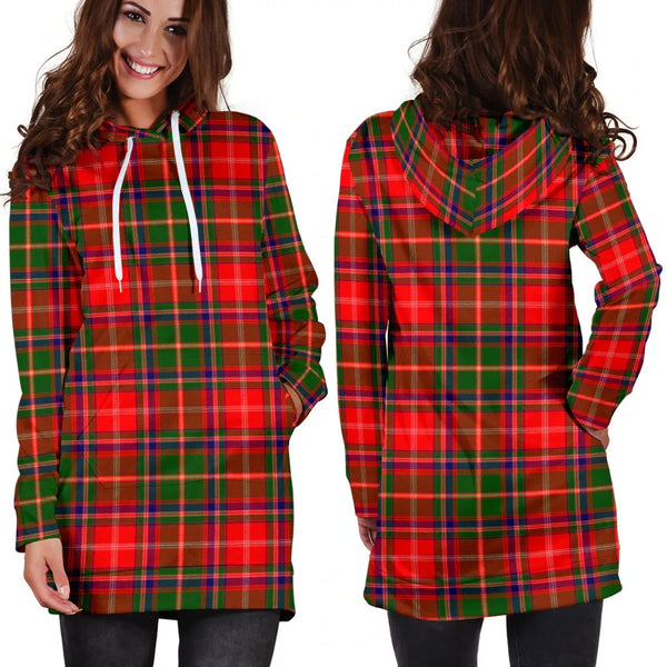 Scottish Somerville Modern Clan Tartan Hoodie Dress