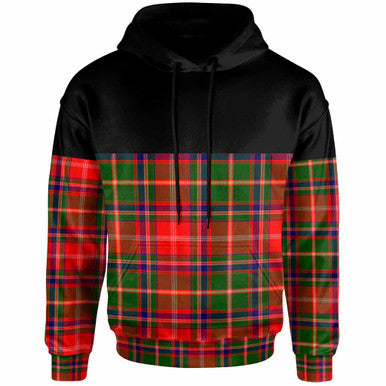 Scottish Somerville Modern Clan Tartan Hoodie - Horizontal Style Front Side Tartan Plaid