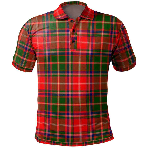 Scottish Somerville Modern Clan Tartan Polo Shirt Front Side Tartan Plaid