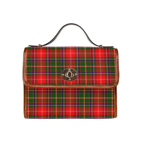 Scottish Somerville Modern Clan Tartan Waterproof Canvas Bag Tartan Plaid 1