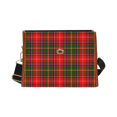 Scottish Somerville Modern Clan Tartan Waterproof Canvas Bag Tartan Plaid 2
