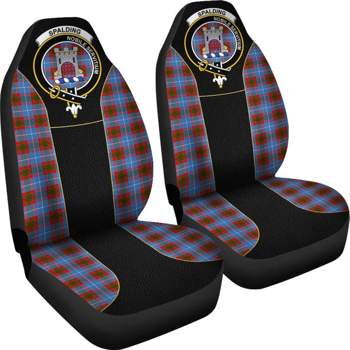 Scottish Spalding Clan Crest Tartan Car Seat Covers - Special Style 4