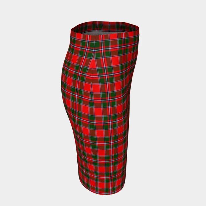 Scottish Spens Modern Clan Tartan Fitted Skirt Tartan Plaid 3