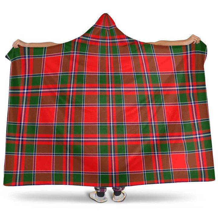 Scottish Spens Modern Clan Tartan Hooded Blanket Tartan Plaid 1