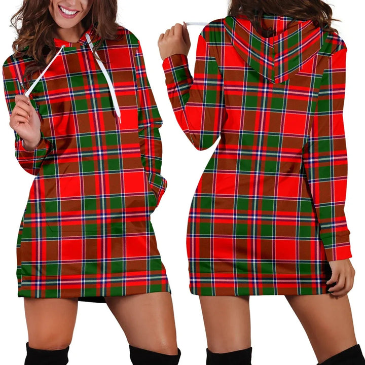 Scottish Spens Modern Clan Tartan Hoodie Dress