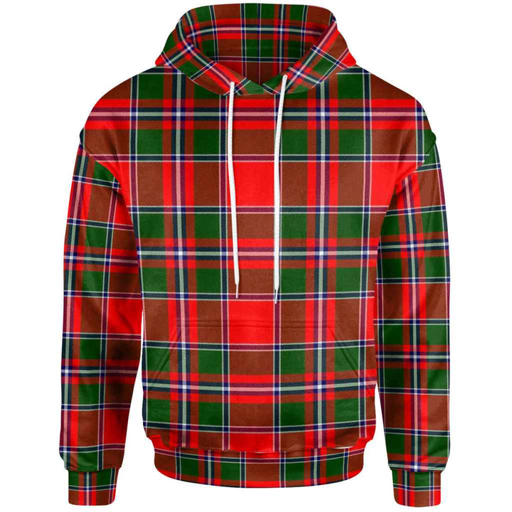 Scottish Spens Modern Clan Tartan Hoodie Front Side Tartan Plaid