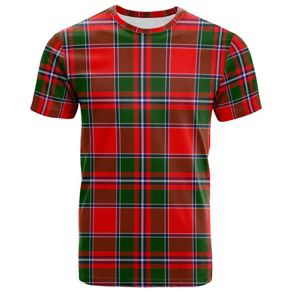Scottish Spens Modern Clan Tartan T-Shirt Front Side Tartan Plaid