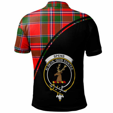 Spens Tartan Crest T-shirt - Alba Celtic Style