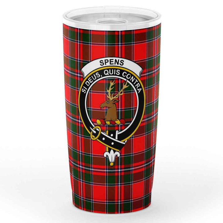 Scottish Spens (or Spence) Clan Crest Tartan Insulated Tumbler Tartan Plaid 1