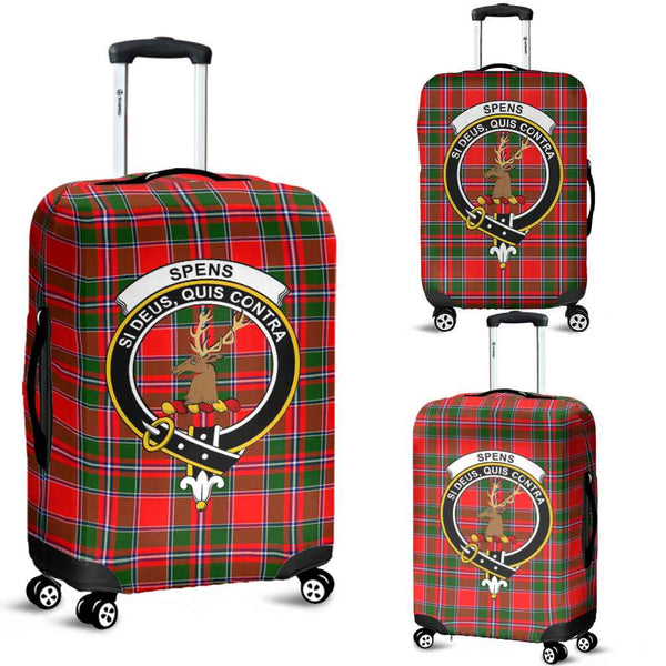 Scottish Spens (or Spence) Clan Crest Tartan Luggage Cover Tartan Plaid 1