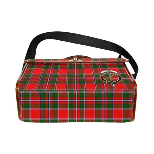 Scottish Spens (or Spence) Clan Crest Tartan Waterproof Canvas Bag Tartan Plaid 5