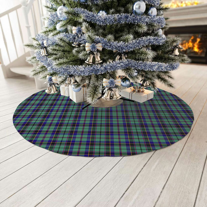 Scottish Stevenson Clan Tartan Christmas Tree Skirt No Tassels 3 Tartan Plaid