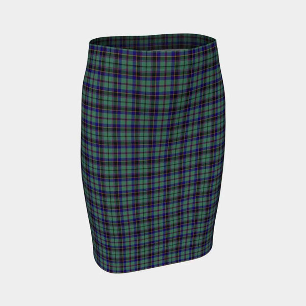Scottish Stevenson Clan Tartan Fitted Skirt Tartan Plaid 1
