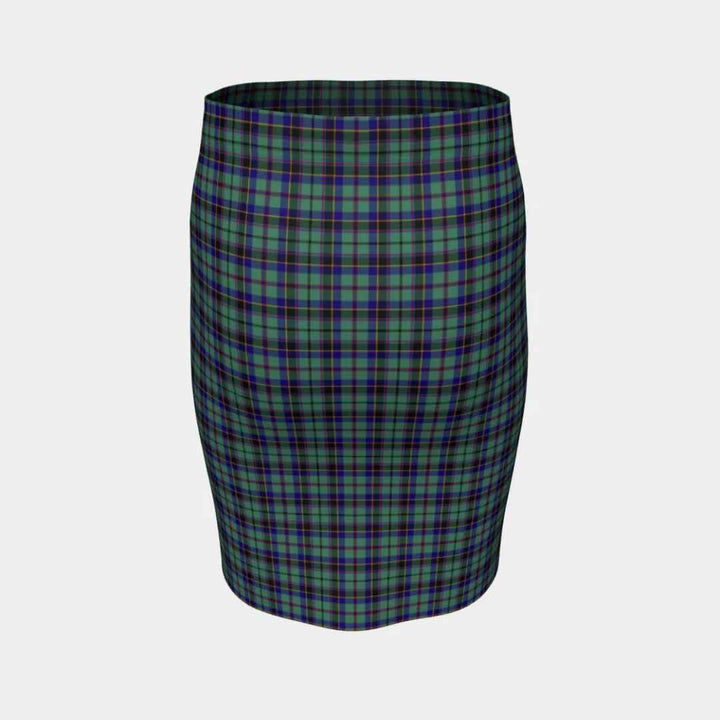 Scottish Stevenson Clan Tartan Fitted Skirt Tartan Plaid 4