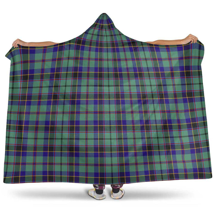 Scottish Stevenson Clan Tartan Hooded Blanket Tartan Plaid 1