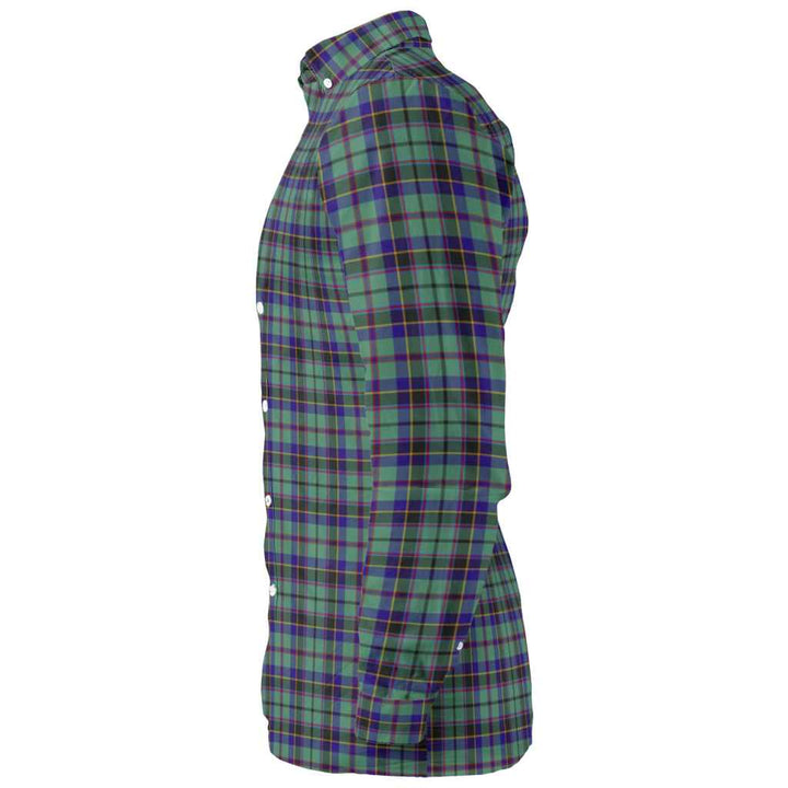 Scottish Stevenson Clan Tartan Long Sleeve Shirt Tartan Plaid