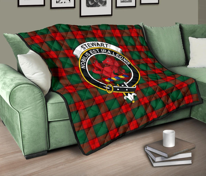 Scottish Stewart Atholl Modern Clan Crest Tartan Quilt Tartan Plaid 10