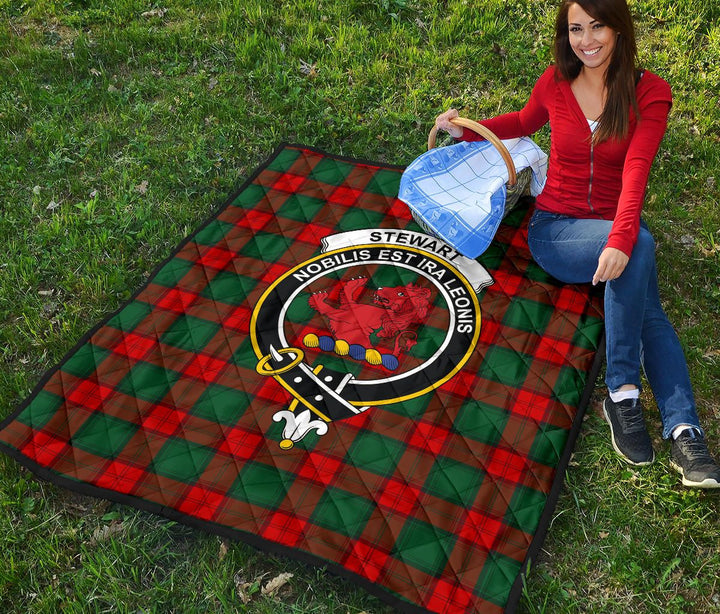 Scottish Stewart Atholl Modern Clan Crest Tartan Quilt Tartan Plaid 4