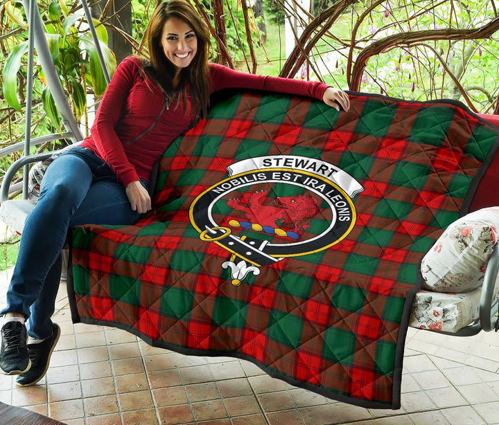 Scottish Stewart Atholl Modern Clan Crest Tartan Quilt Tartan Plaid 5