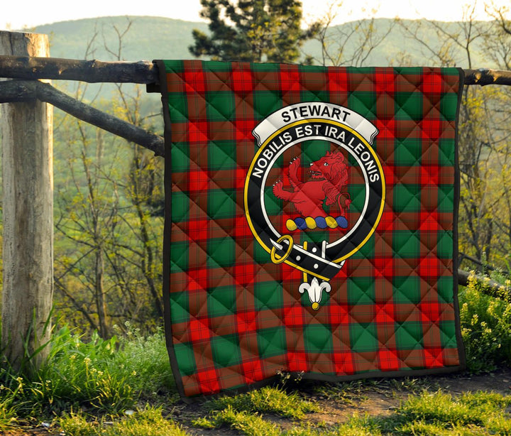 Scottish Stewart Atholl Modern Clan Crest Tartan Quilt Tartan Plaid 6
