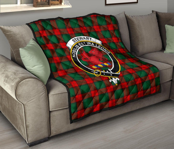 Scottish Stewart Atholl Modern Clan Crest Tartan Quilt Tartan Plaid 8