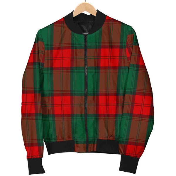 Scottish Stewart Atholl Modern Clan Tartan Bomber Jacket Tartan Plaid 1