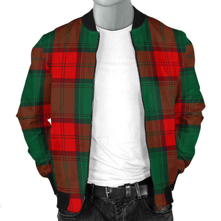 Scottish Stewart Atholl Modern Clan Tartan Bomber Jacket Tartan Plaid 2