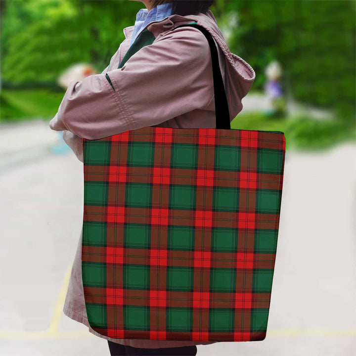 Scottish Stewart Atholl Modern Clan Tartan Canvas Bag With Shoulder Strap Tartan Plaid 2