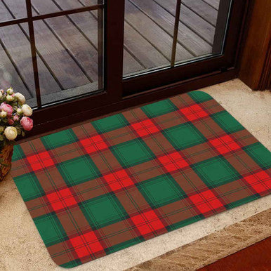 Scottish Stewart Atholl Modern Clan Tartan Door Mat Tartan Plaid 1