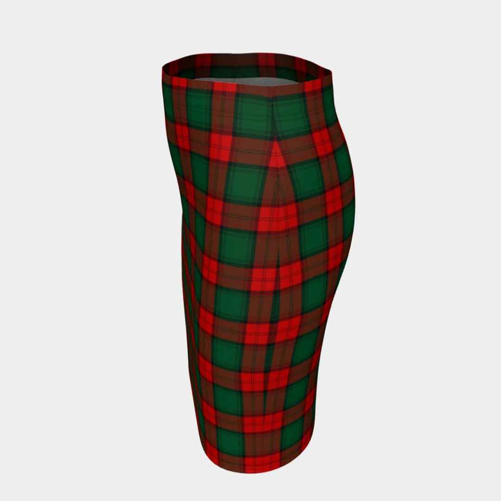 Scottish Stewart Atholl Modern Clan Tartan Fitted Skirt Tartan Plaid 2