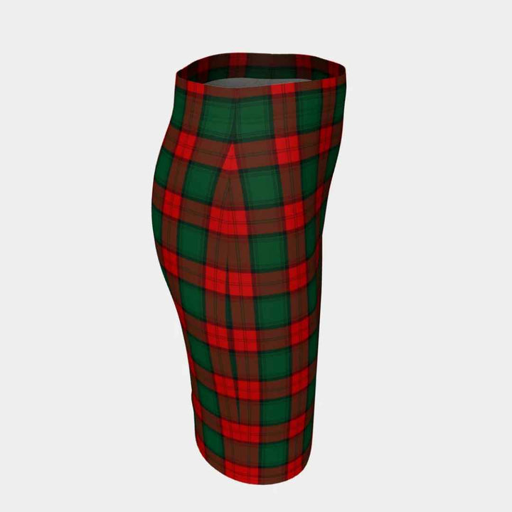 Scottish Stewart Atholl Modern Clan Tartan Fitted Skirt Tartan Plaid 3