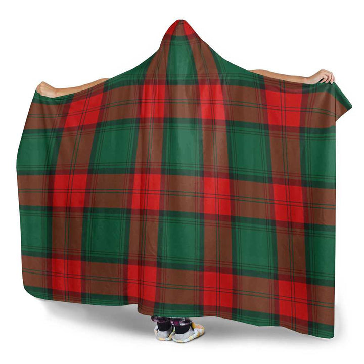Scottish Stewart Atholl Modern Clan Tartan Hooded Blanket Tartan Plaid 3