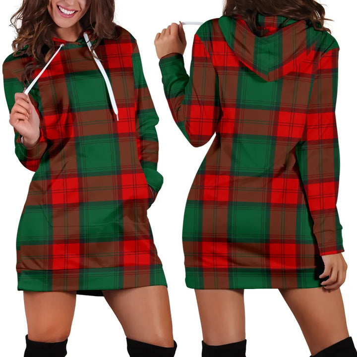 Scottish Stewart Atholl Modern Clan Tartan Hoodie Dress