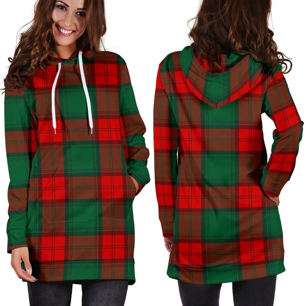 Scottish Stewart Atholl Modern Clan Tartan Hoodie Dress