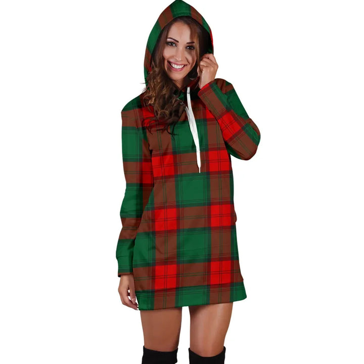Scottish Stewart Atholl Modern Clan Tartan Hoodie Dress
