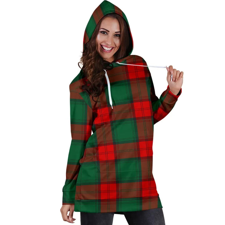 Scottish Stewart Atholl Modern Clan Tartan Hoodie Dress