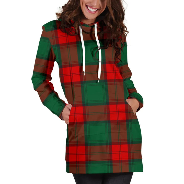 Scottish Stewart Atholl Modern Clan Tartan Hoodie Dress