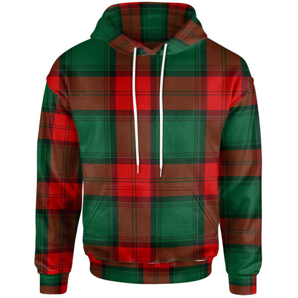 Scottish Stewart Atholl Modern Clan Tartan Hoodie Front Side Tartan Plaid