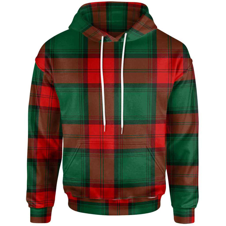 Scottish Stewart Atholl Modern Clan Tartan Hoodie Front Side Tartan Plaid