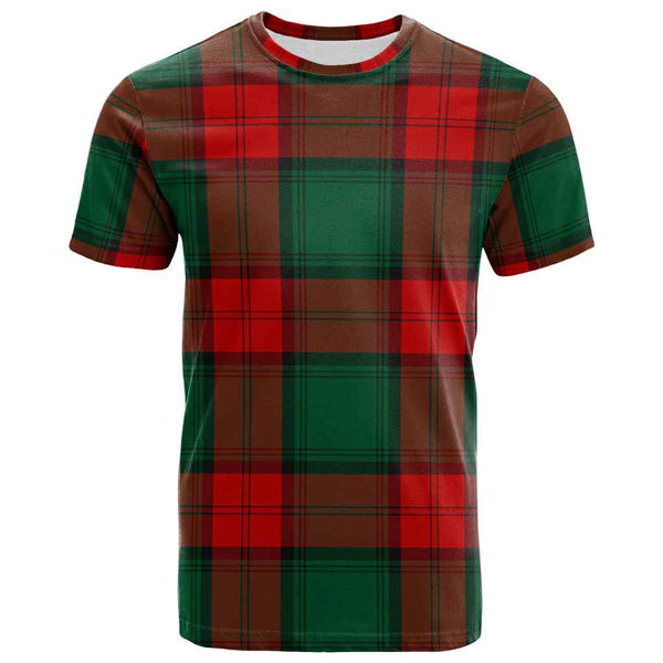 Scottish Stewart Atholl Modern Clan Tartan T-Shirt Front Side Tartan Plaid