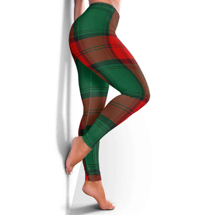 Scottish Stewart Atholl Modern Clan Tartan Women Leggings Tartan Plaid 4