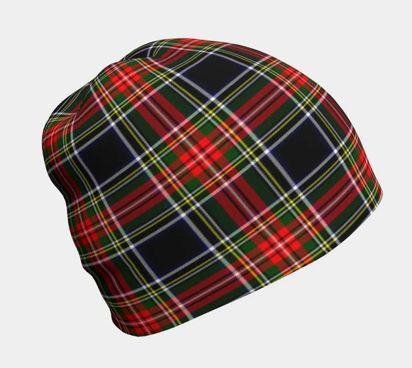 Scottish Stewart Black Clan Tartan Beanie 1 Tartan Plaid