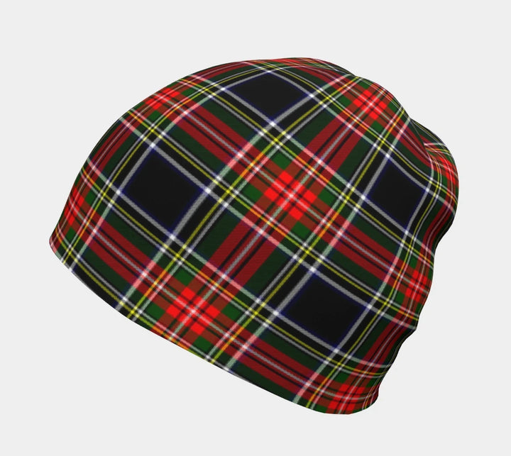 Scottish Stewart Black Clan Tartan Beanie 2 Tartan Plaid