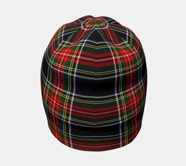 Scottish Stewart Black Clan Tartan Beanie 4 Tartan Plaid