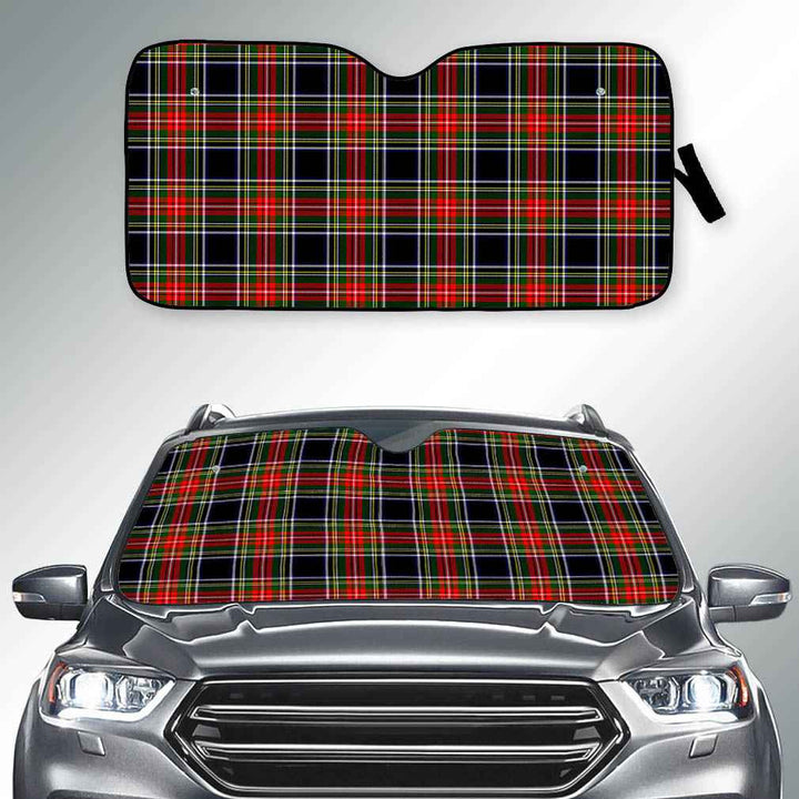 Scottish Stewart Black Clan Tartan Car Windshield Sun Shade Tartan Plaid 2