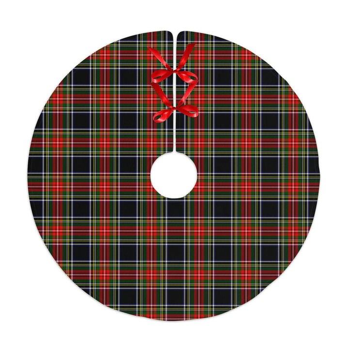 Scottish Stewart Black Clan Tartan Christmas Tree Skirt No Tassels 1 Tartan Plaid