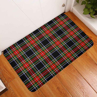 Scottish Stewart Black Clan Tartan Door Mat Tartan Plaid 3