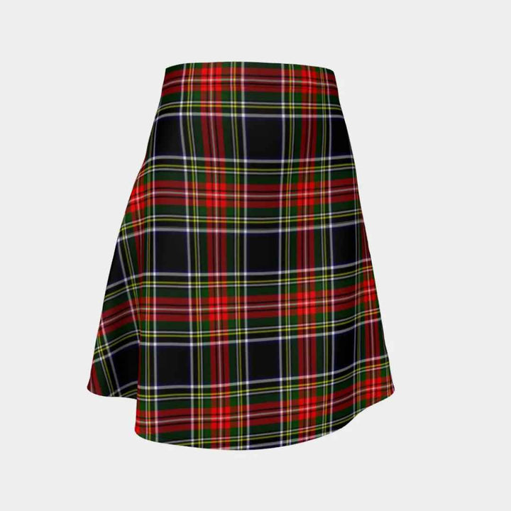 Scottish Stewart Black Clan Tartan Flare Skirt Tartan Plaid 1